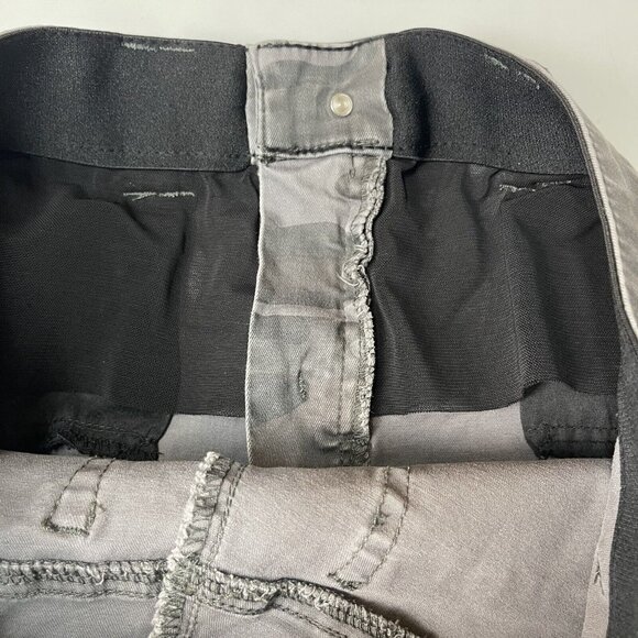 Democracy Pants Womens 8 Grey Camouflage Ab Solution Slimming Panel Skinny - Picture 9 of 16